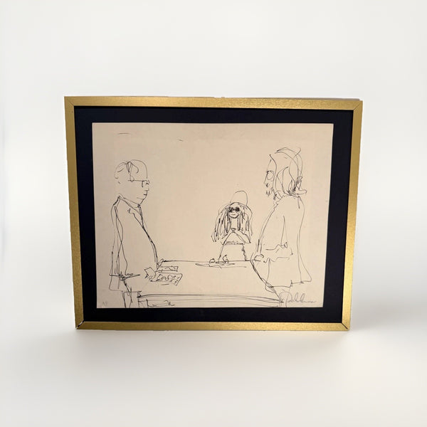 After John Lennon "I Do" Framed Print, Marked A/P Unverified
