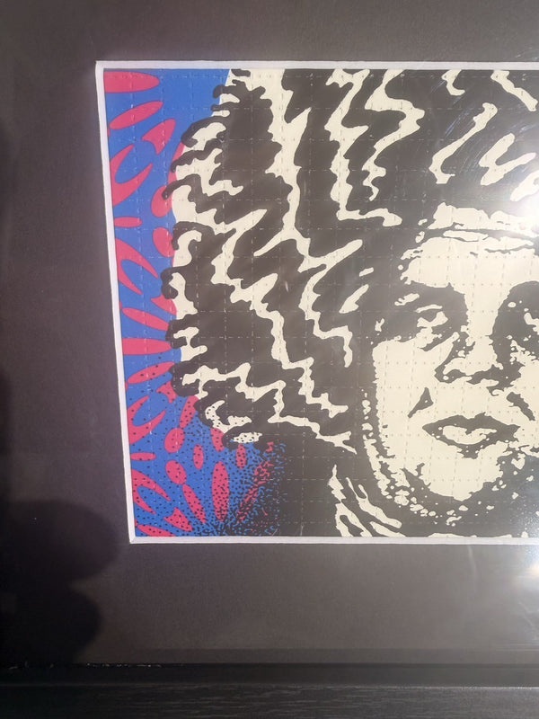 Shepard Fairey x Van Hamersveld Psychedelic Andre Blotter FRAMED Signed COA