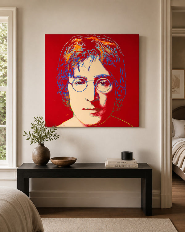John Lennon Pop Art Portrait 40” x 40” Warhol Era  Large Format PP