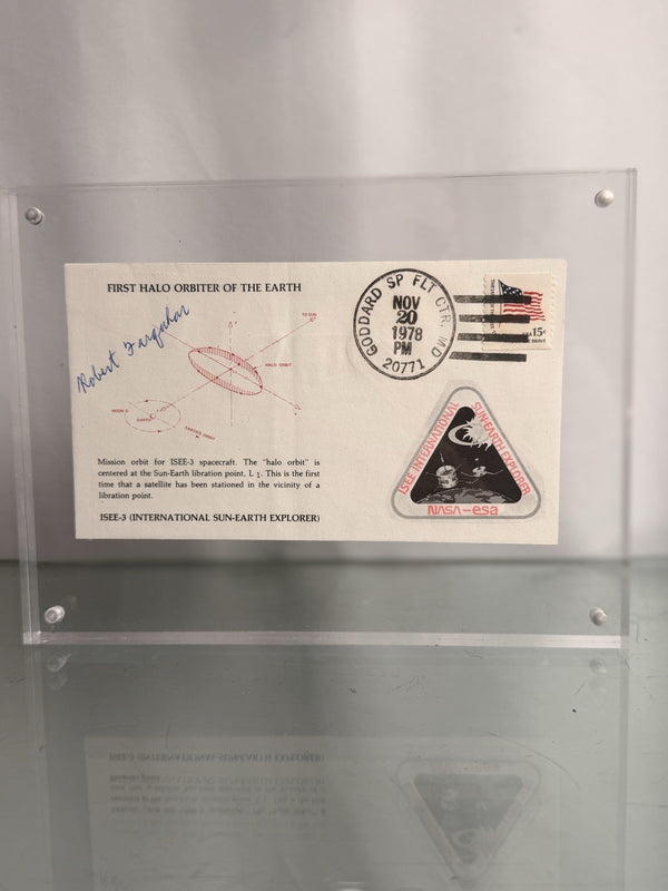 Robert Farquhar Signed ISEE-3 First Halo Orbiter Space Cover NASA with COA