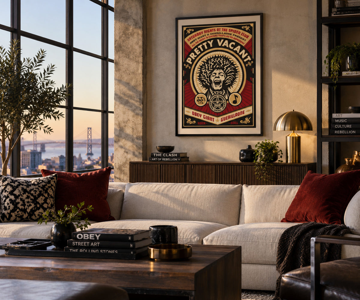 Shepard Fairey Pretty Vacant 2004 Signed Numbered /300 OBEY Screen Print 18x24 — listing photograph 2