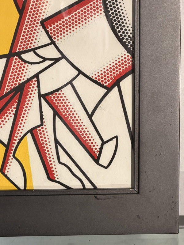 After Roy Lichtenstein I Love Liberty Framed Pop Art Print