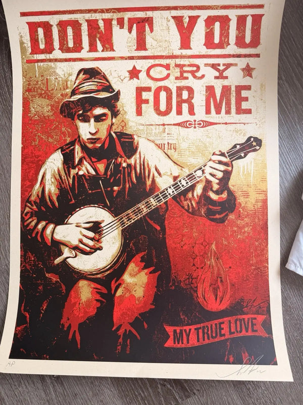 OBEY GIANT - DON'T YOU CRY FOR ME (AP)