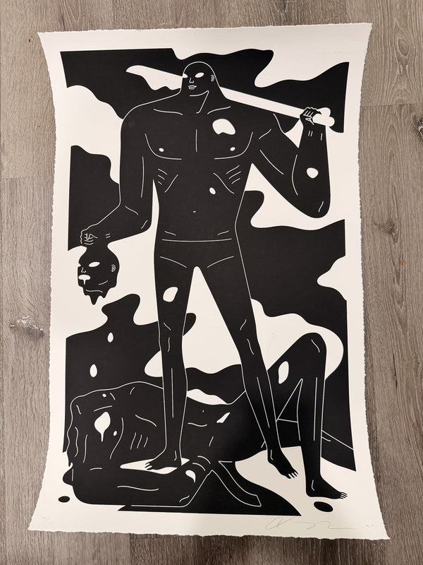 Cleon Peterson A Perfect Trade White Screen Print Signed Numbered /125