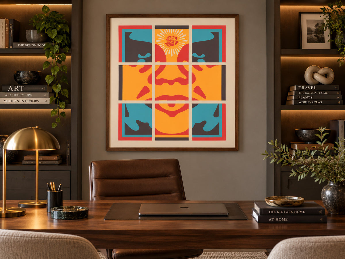 Shepard Fairey x Ernesto Yerena They Divide We Multiply 2024 Signed Print 72/100 — listing photograph 5