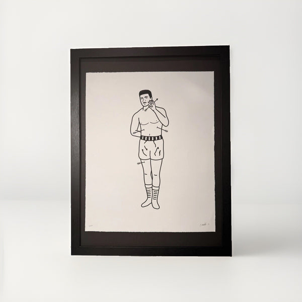 Christopher Martin Saint Ali Signed Numbered Screen Print 12/100 Hashimoto