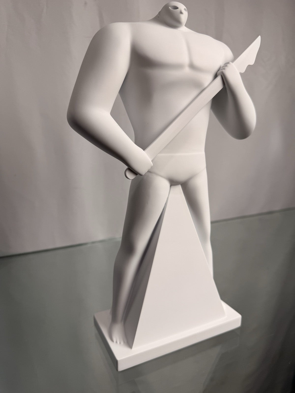 Cleon Peterson POWER Sculpture White Resin Ltd Edition 500 Beyond The Streets NT