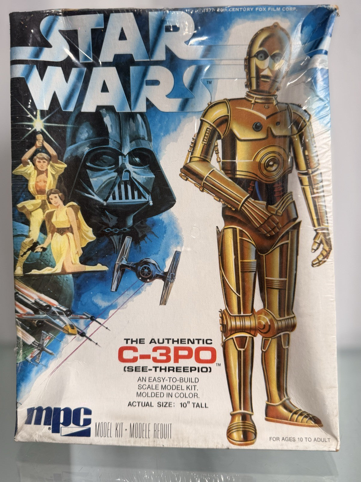 Vintage MPC Star Wars C-3PO See-Threepio Model Kit SEALED Authentic