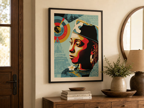 Shepard Fairey x Ted Soqui — Eyes on the King Verdict