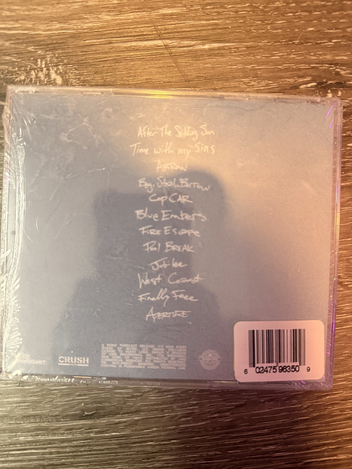 The Head and the Heart Aperture CD Signed Art Card New Sealed