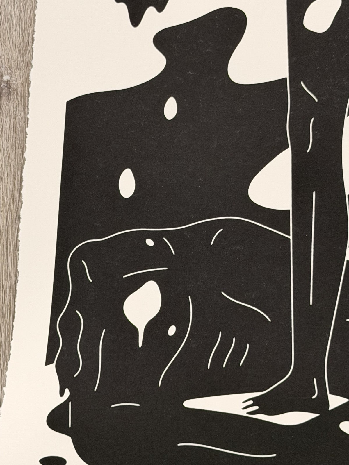 Cleon Peterson A Perfect Trade White Screen Print Signed Numbered /125
