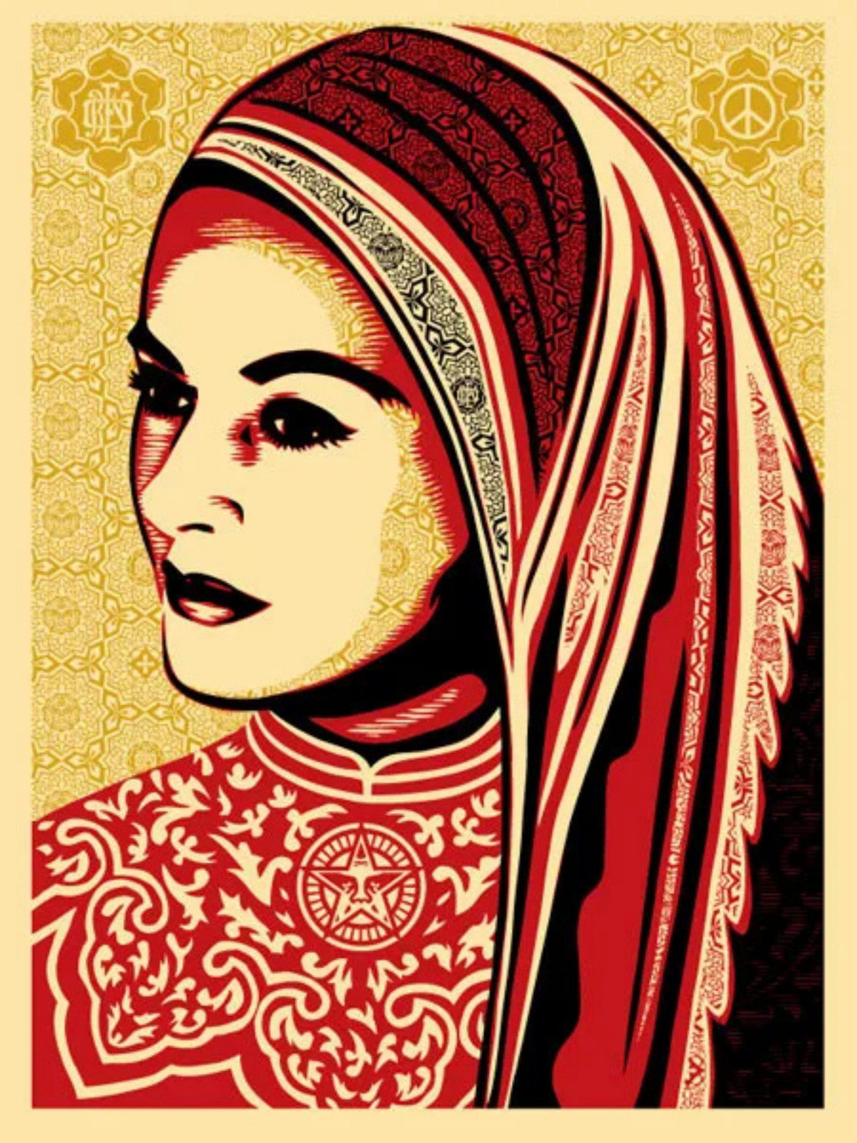 Shepard Fairey Peace and Justice Woman Signed Screen Print OBEY 2013