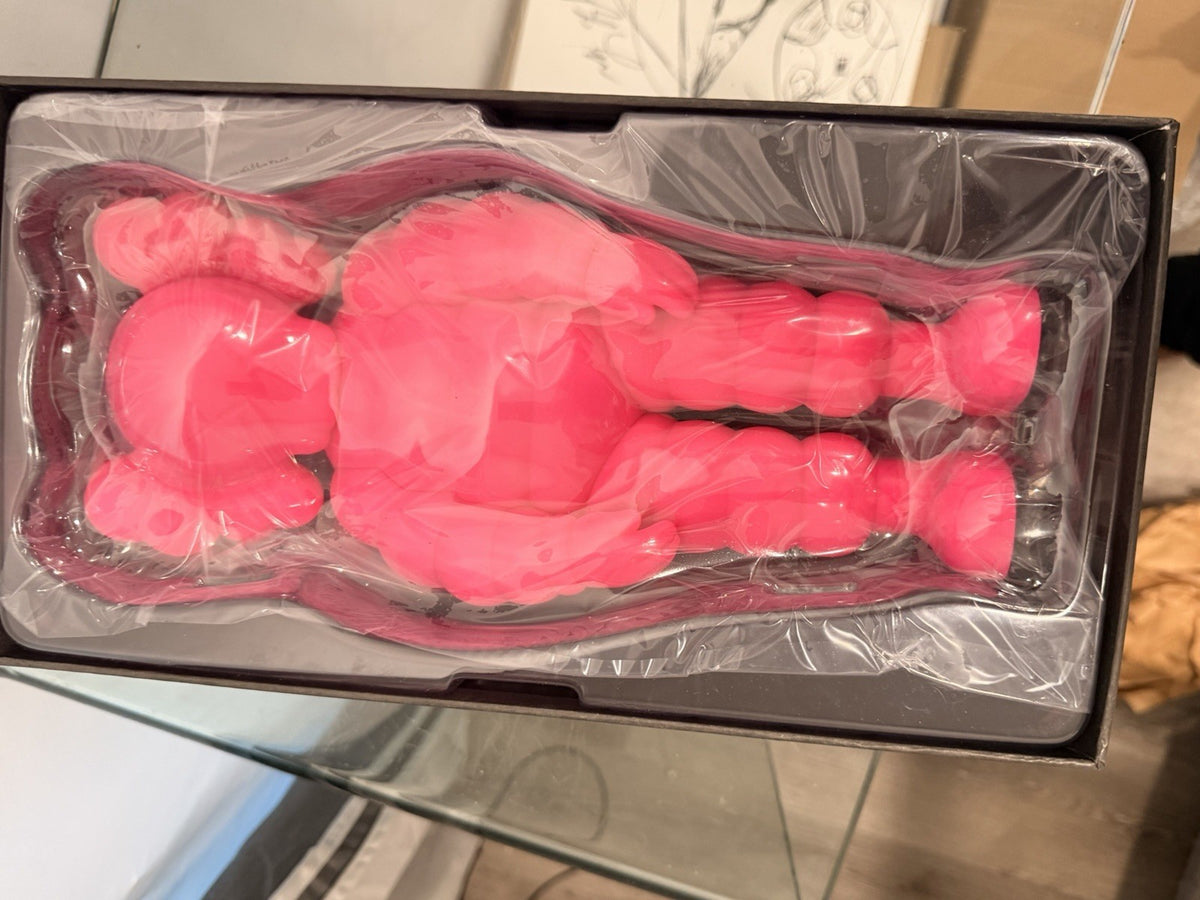 KAWS What Party Pink Companion Figure 11” Medicom Toy 2020 w/ Original Box