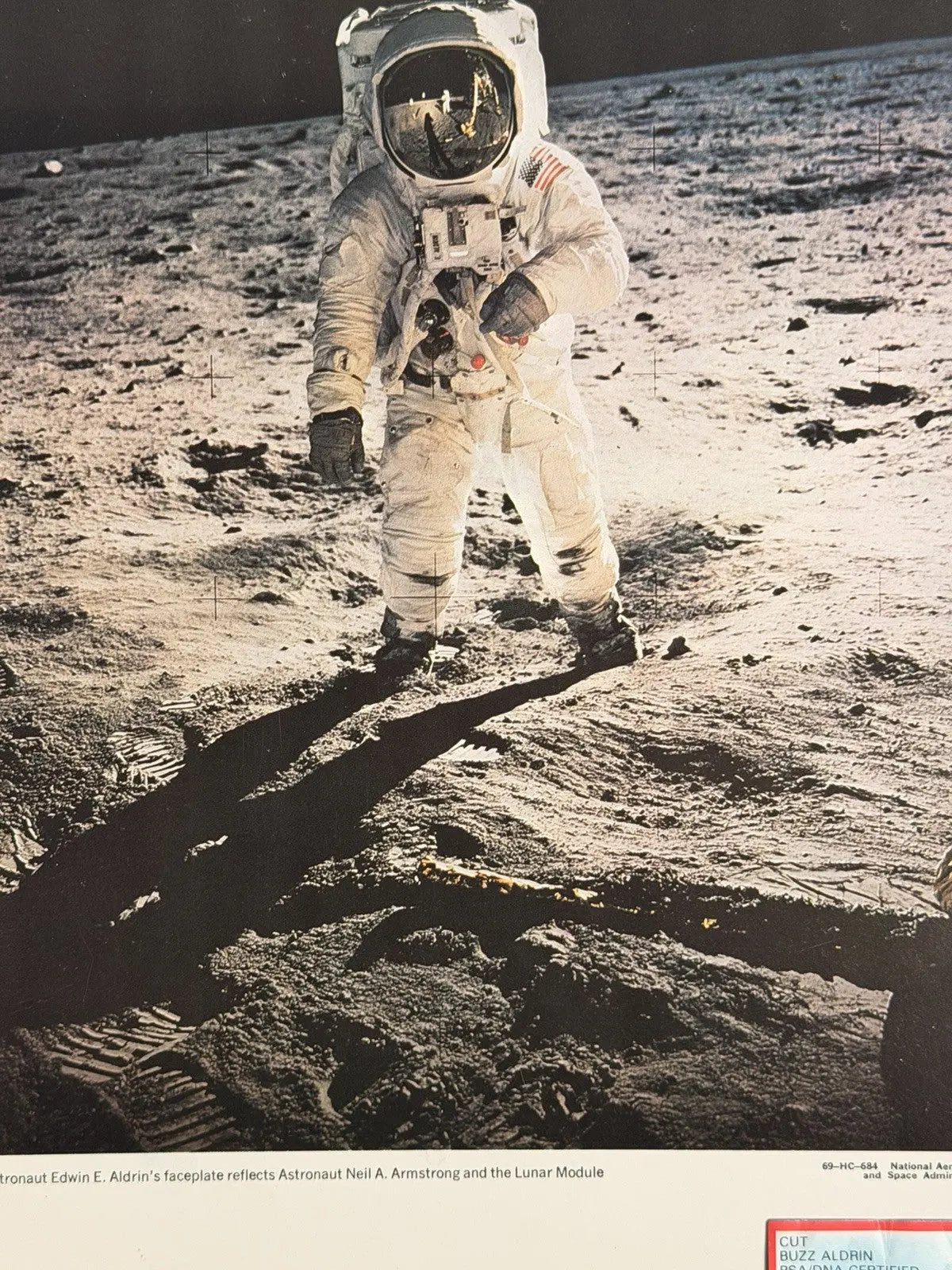 BUZZ ALDRIN APOLLO 11 MOONWALKER FRAMED AUTOGRAPH - ZARELLI SPACE COA