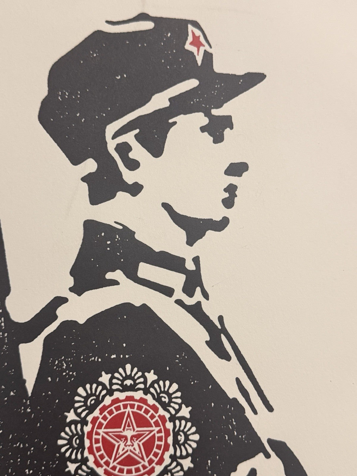 Shepard Fairey Obey Rose Soldier Letterpress 2017 Signed AP Artist Proof