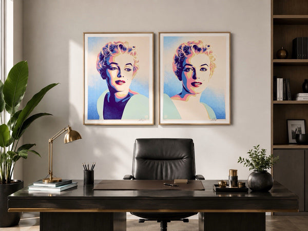 Shepard Fairey "Marilyn Sunrise" + "Marilyn Sunset" Print Set