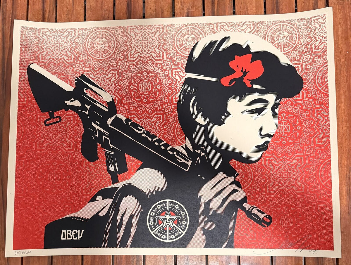 Shepard Fairey Duality of Humanity Complete Set of 5 Signed OBEY Print 18x24