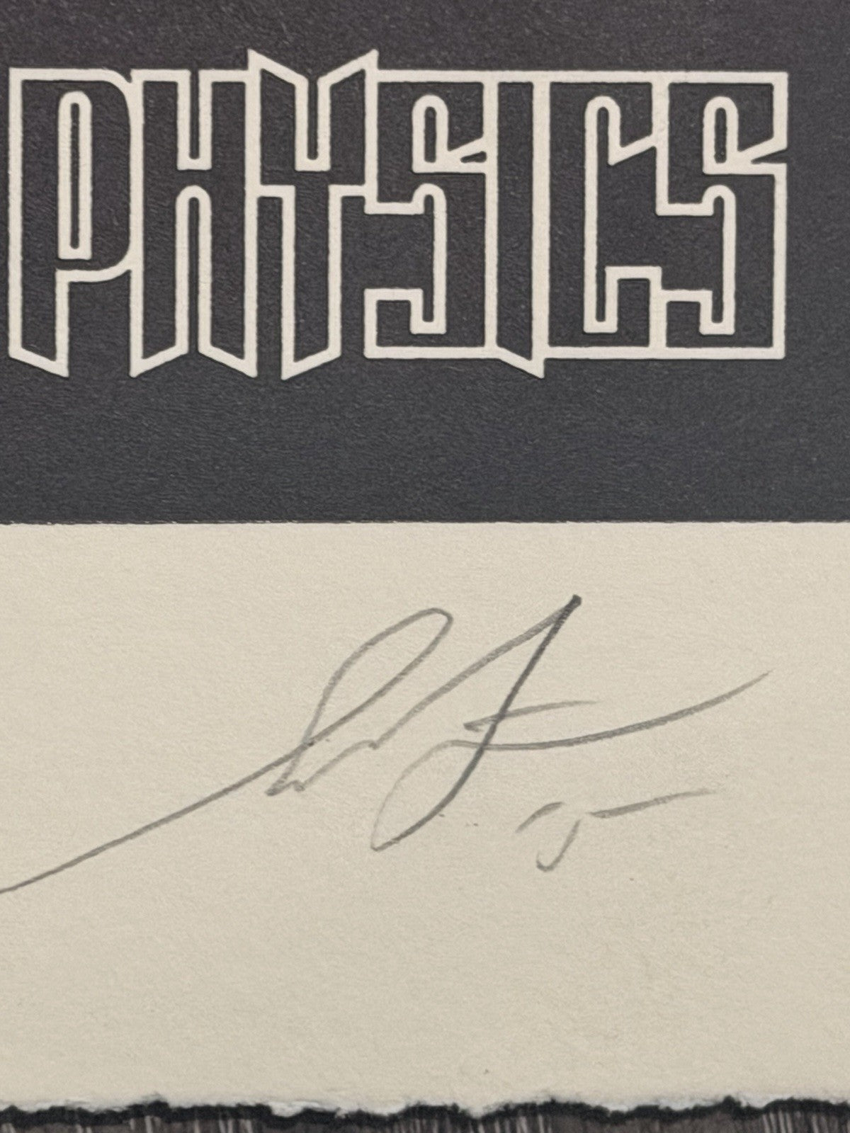 Shepard Fairey Obey Laws of Physics Letterpress 2015 Signed Numbered (200)