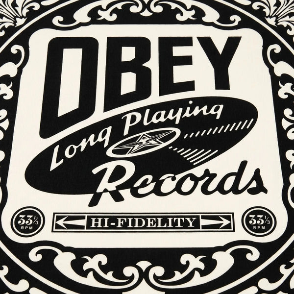 Shepard Fairey OBEY Long Playing Records Signed Artist Proof Screen Print 12.5"