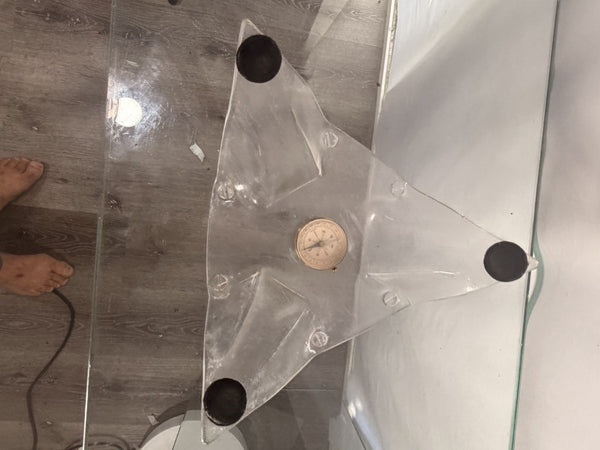 1963 Farquhar Earth in Space Transparent Celestial Globe 16" Compass VTG
