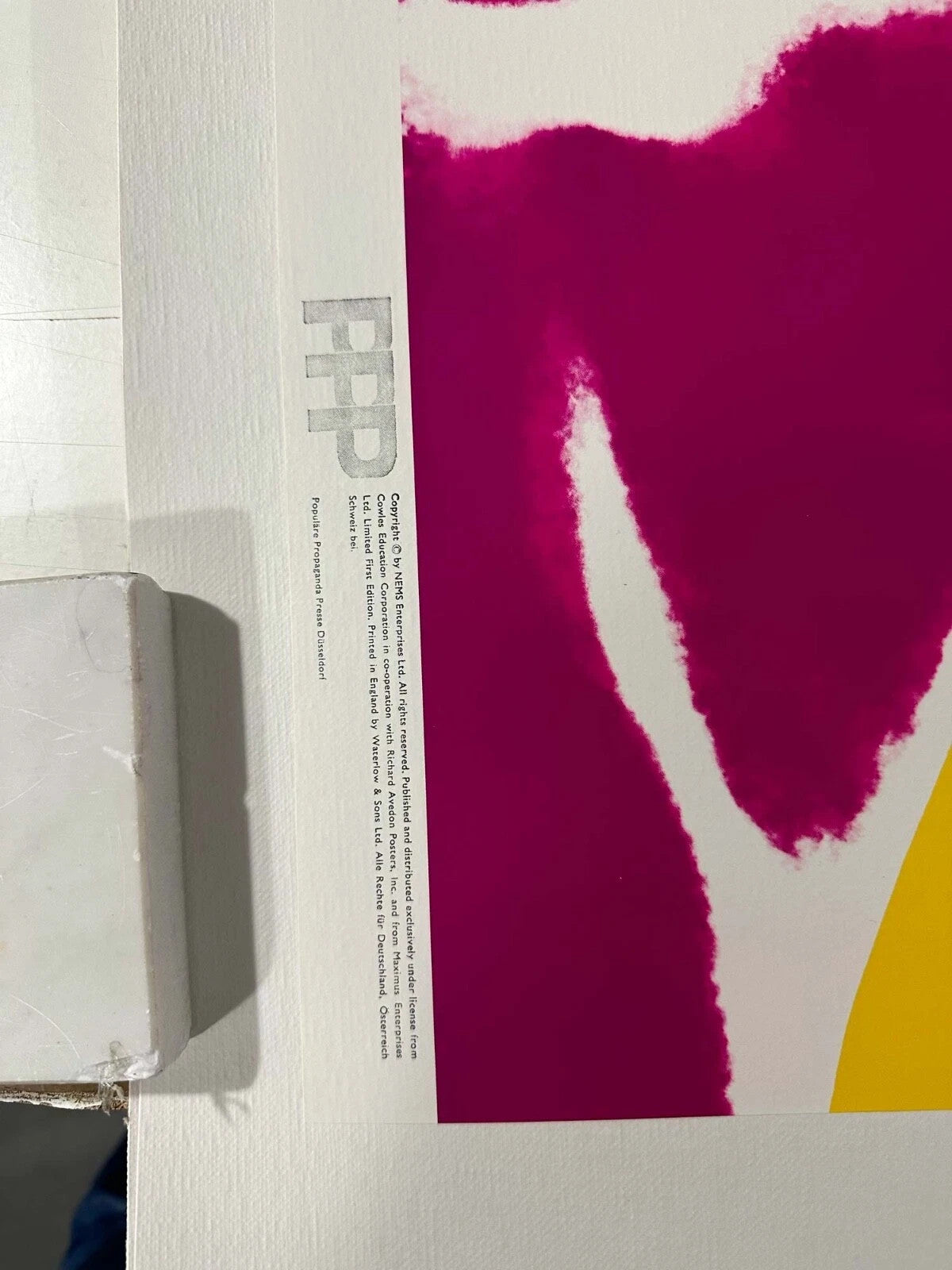 1967 Beatles Richard Avedon STERN Original Posters Set of 4 Linen Backed Copy — listing photograph 21