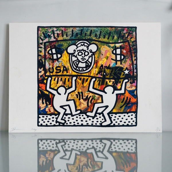 RARE ART - Death NYC Keith Haring Andy Mouse Dragon Ball Z Signed 12/50 2024