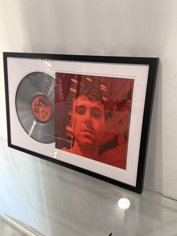 Fred again.. Actual Life Signed Clear Vinyl LP Framed Beckett B054386