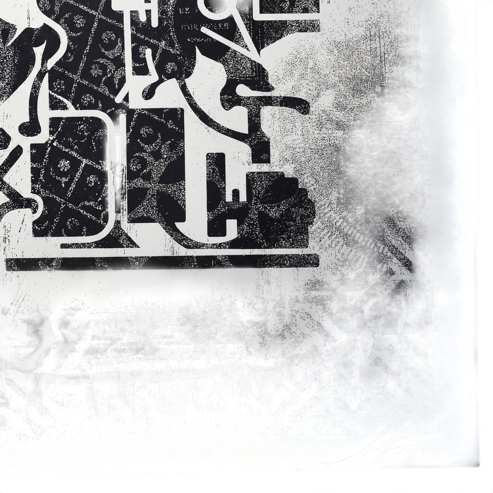 Shepard Fairey OBEY Printing Press 2017 Signed #/400 Damaged Stencil Series