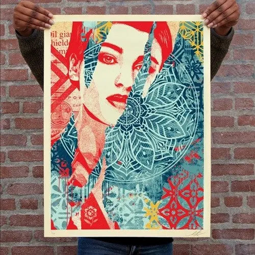 Shepard Fairey Fractured Harmony Signed Numbered Screen Print OBEY 2025 Ed 550