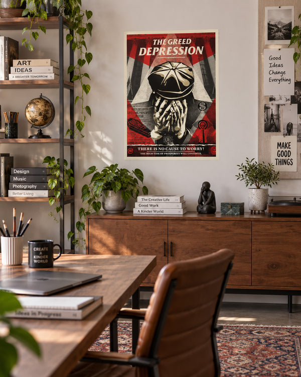 Shepard Fairey x NoName The Greed Depression 2020 Dual Signed Print 25/300 — listing photograph 5