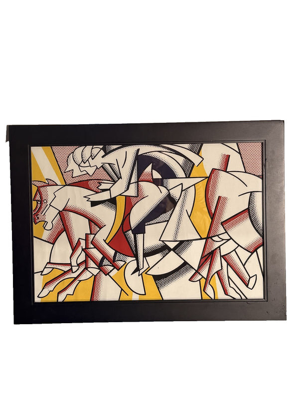 After Roy Lichtenstein I Love Liberty Framed Pop Art Print