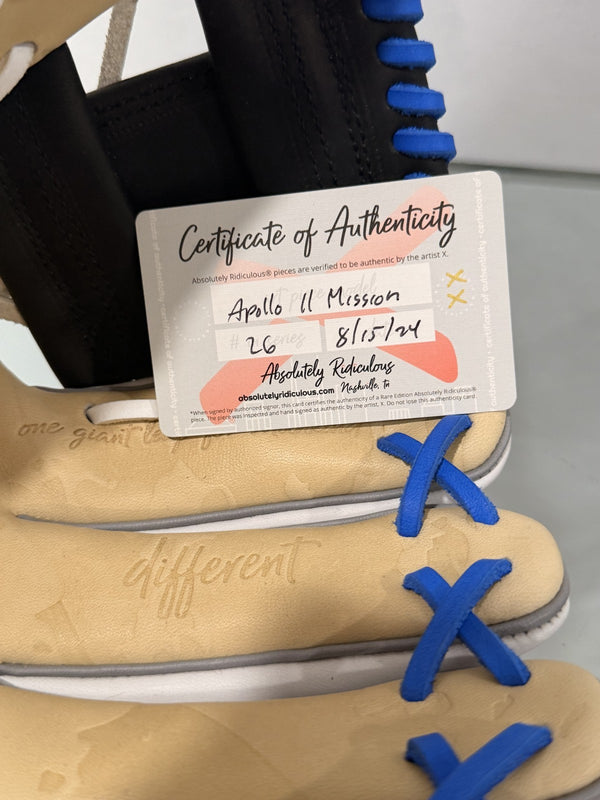 Absolutely Ridiculous Apollo 11 Mission Signed Baseball Glove Rare Edition COA
