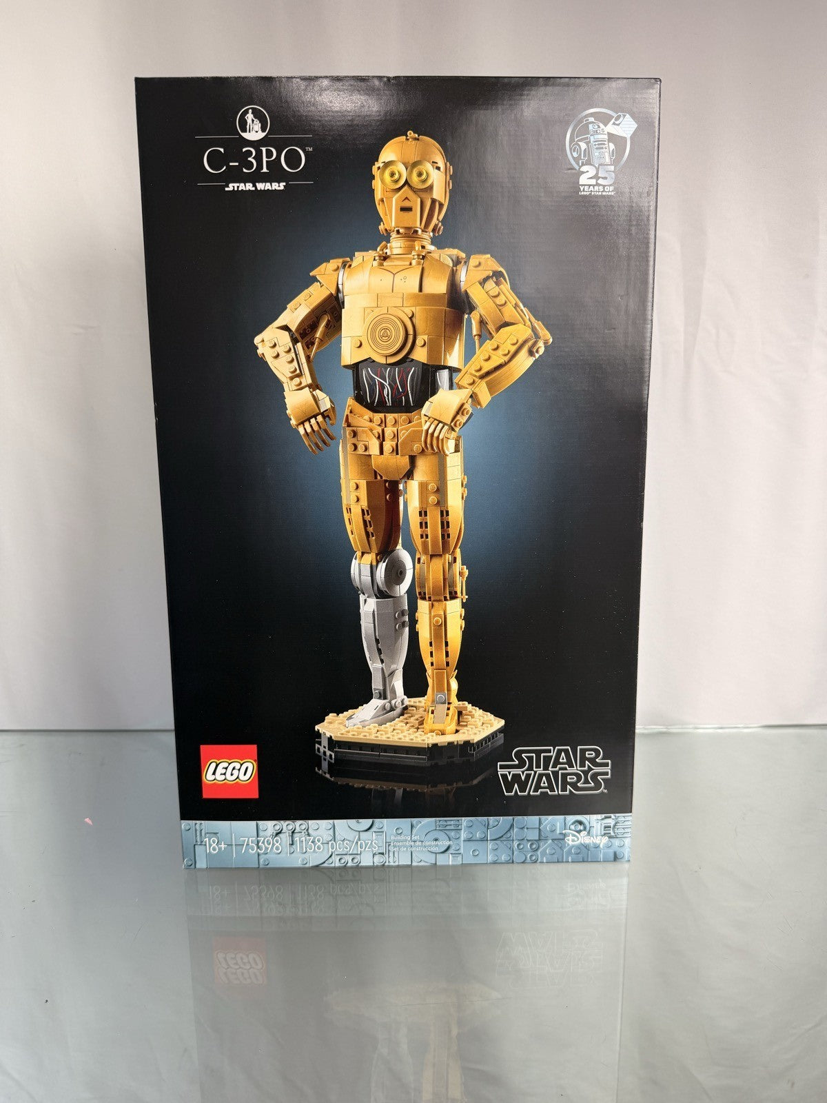LEGO Star Wars C-3PO 75398 Building Set 1138 Pcs NEW SEALED 25th Anniversary