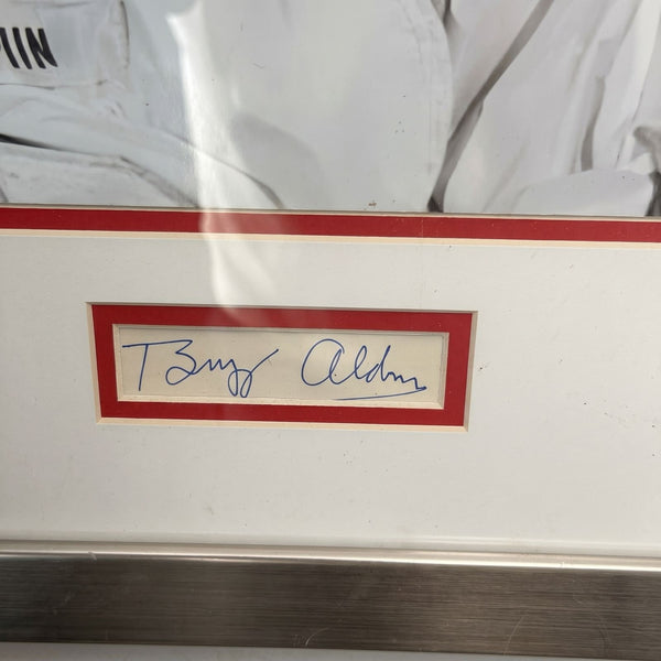 Buzz Aldrin Signed Cut Signature JSA Certified Apollo 11 Framed 16x20 Portrait