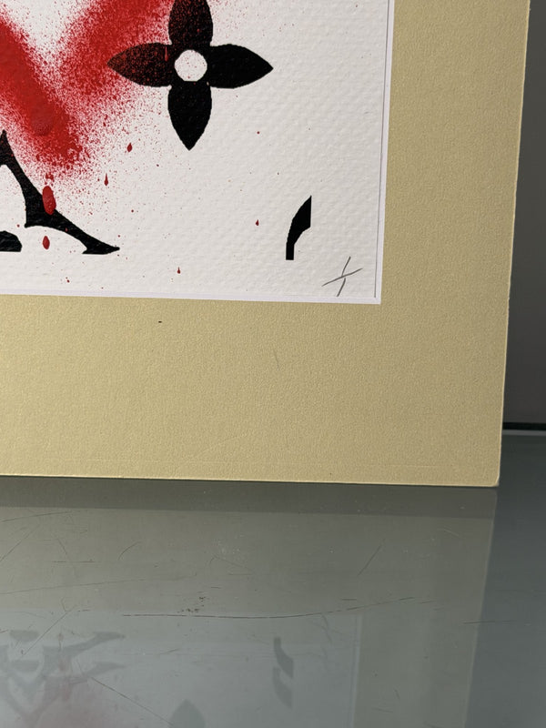 Death NYC Tropical Excess LV Banana Pop Art 1/1 Signed COA Hand-Sprayed