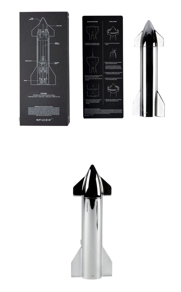 OFFICIAL SPACEX STARSHIP TORCH — GENUINE SPACEX STORE PURCHASE