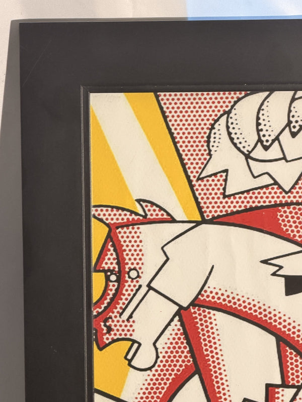 After Roy Lichtenstein I Love Liberty Framed Pop Art Print