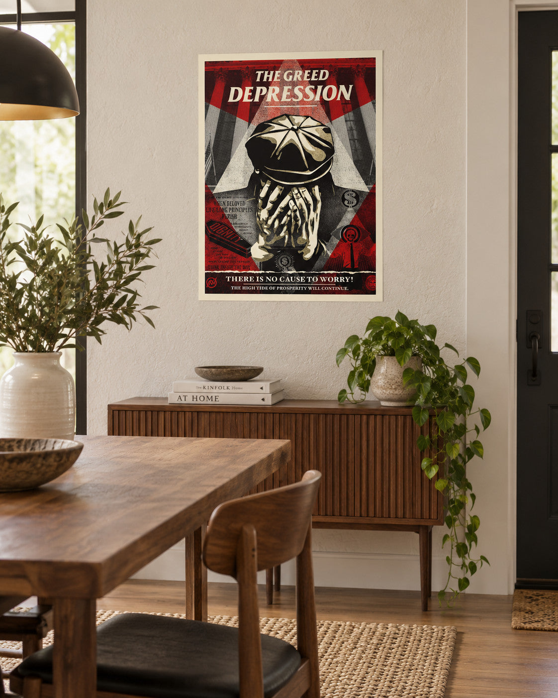 Shepard Fairey x NoName The Greed Depression 2020 Dual Signed Print 25/300 — listing photograph 9