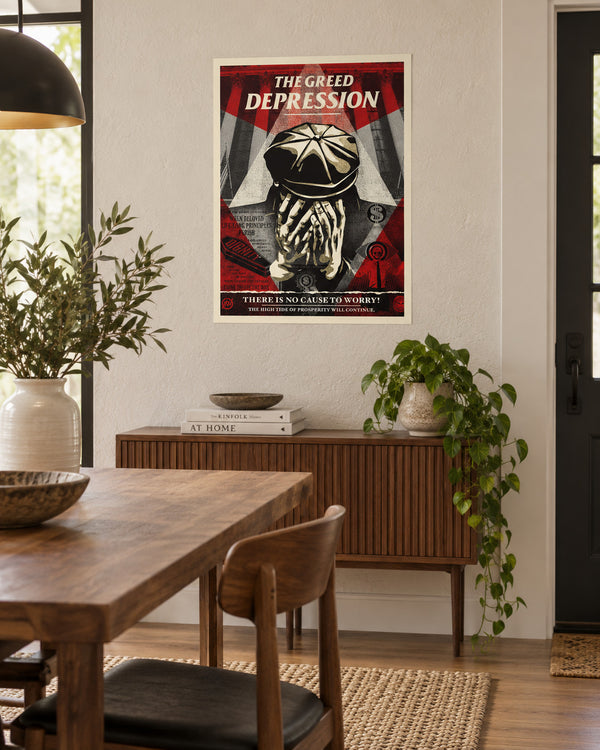 Shepard Fairey x NoName The Greed Depression 2020 Dual Signed Print 25/300 — listing photograph 9