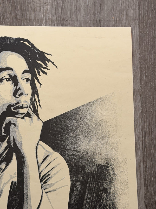 Shepard Fairey x Dennis Morris Bob Marley Slave Driver Signed Screenprint 58/200