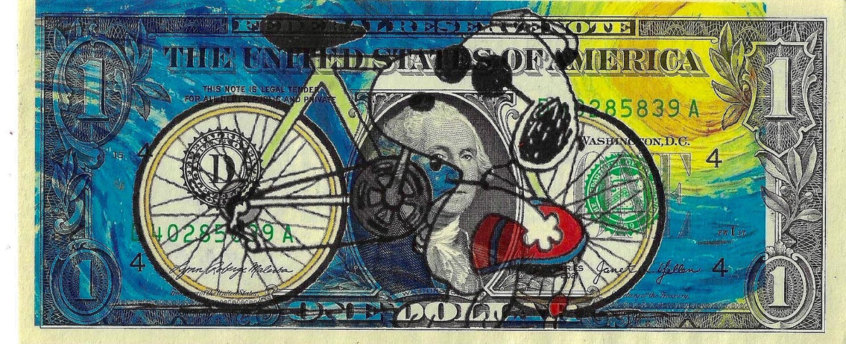 Death NYC – Nike Air Jordan  $1 Dollar Bills Signed & Numbered RARE!