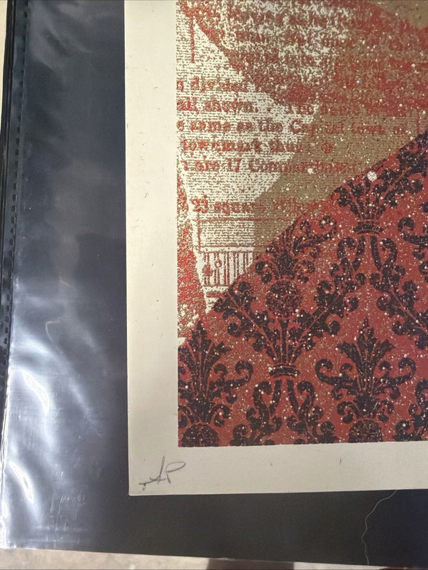 Muhammad Ali 2006 OBEY Giant SIGNED Shepard Fairey print Graffiti Art AP