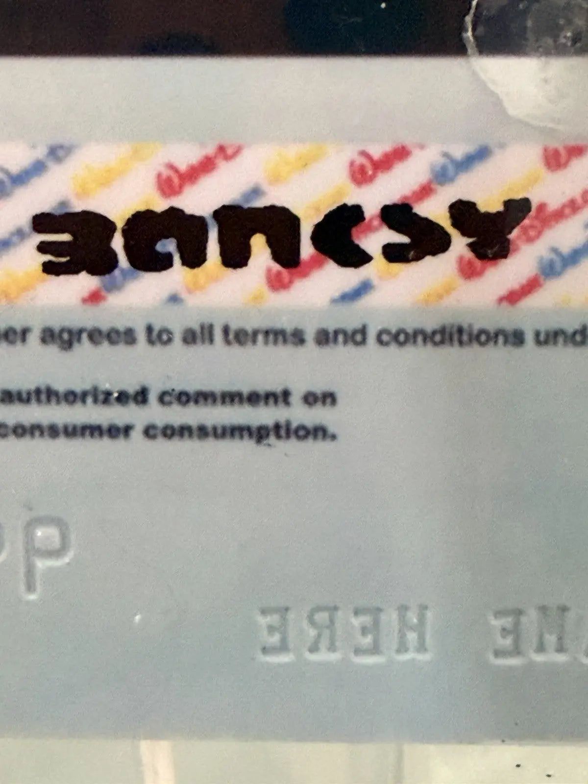 D*Face x Banksy "American Depress" Faux Credit Card - Dismaland 2015 Art Print