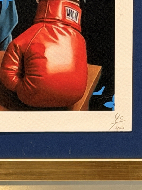 Death NYC JFK John F Kennedy Boxing Louis Vuitton Signed Art Print 16x20