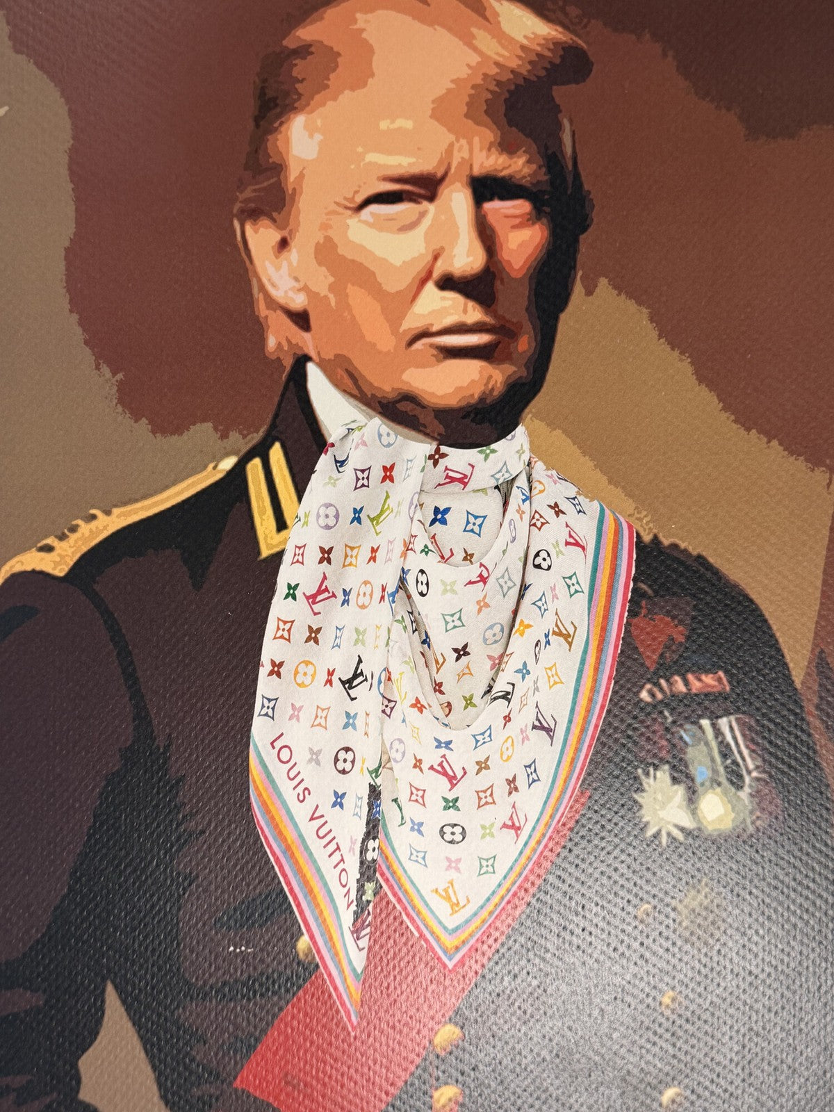 Death NYC Donald Trump Uniform Framed Pop Art Print Signed Ltd Ed 100