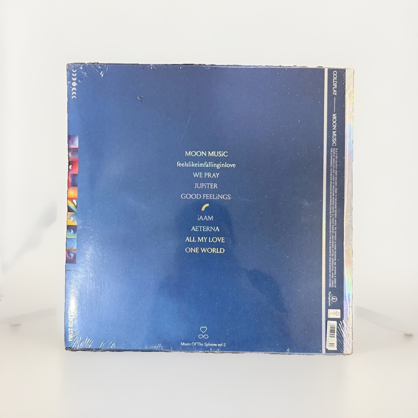 Coldplay Moon Music Ltd First Edition 140g Pink EcoRecord LP Sealed