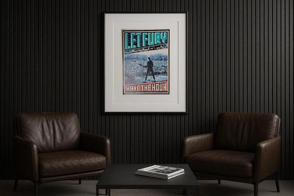 Shepard Fairey Let Fury Have the Hour Signed Print 2010 Joe Strummer OBEY Art