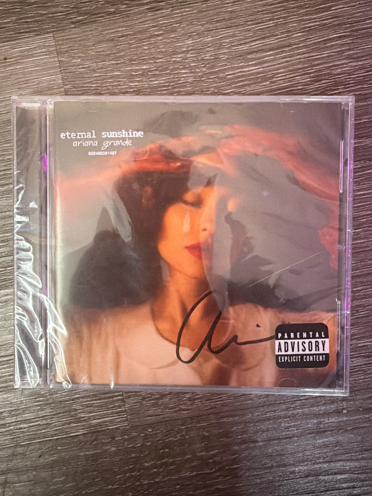 Ariana Grande Eternal Sunshine Signed CD New Sealed