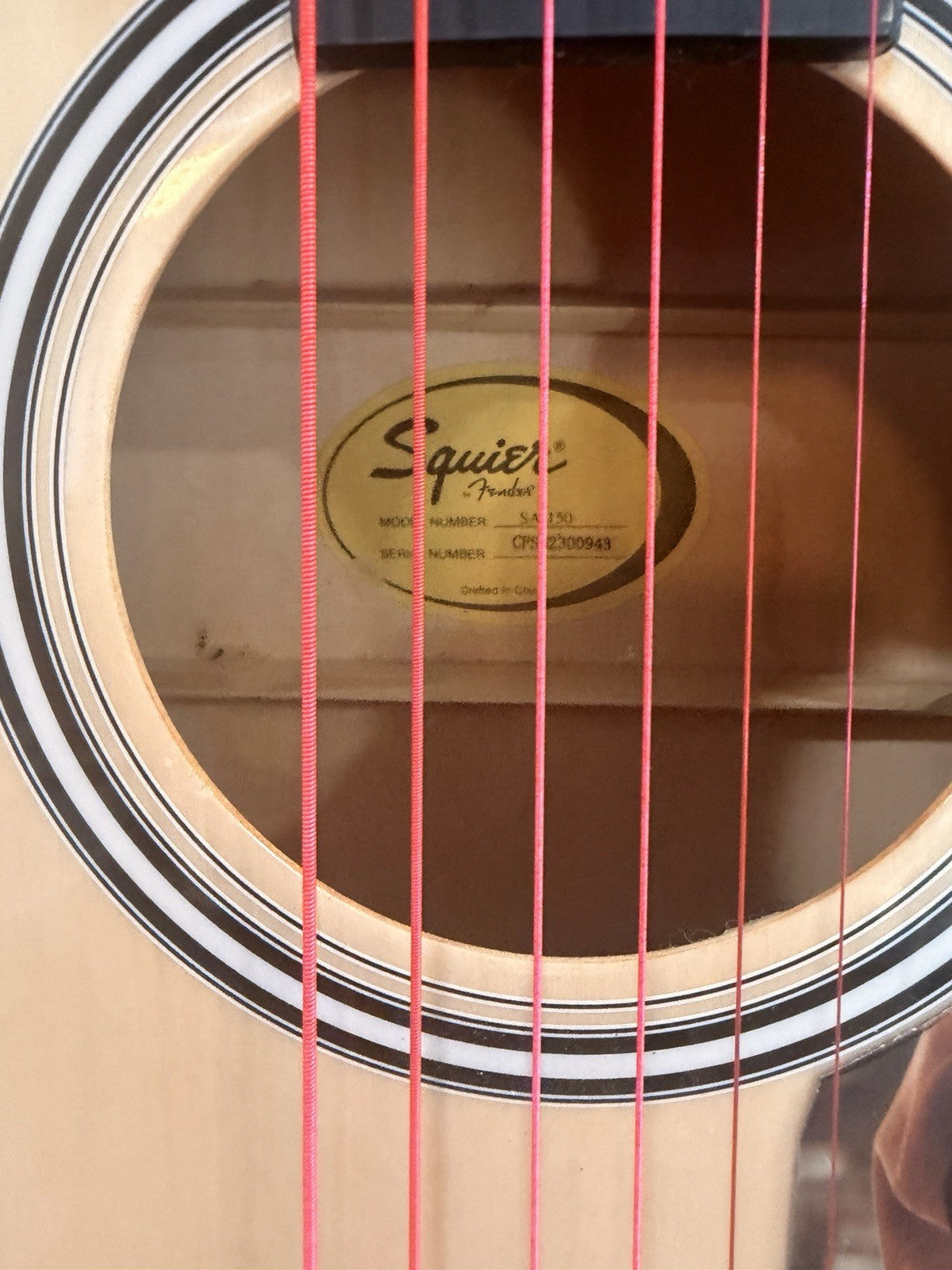Taylor Swift Signed Acoustic Guitar Tortured Poets PSA/DNA COA AN88569