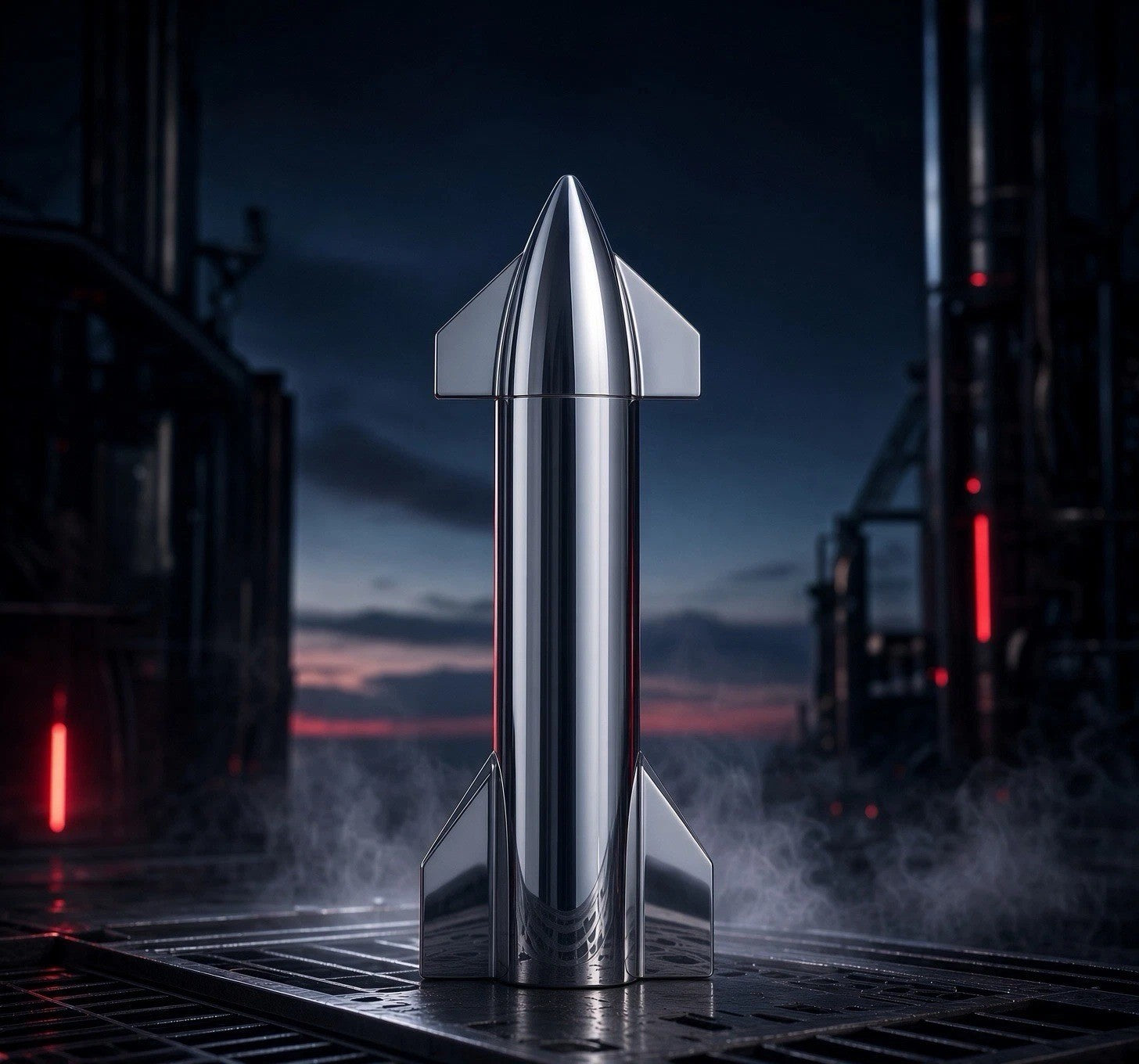 SpaceX Starship Torch 1:200 Scale Butane Lighter New In Box Official Sold Out